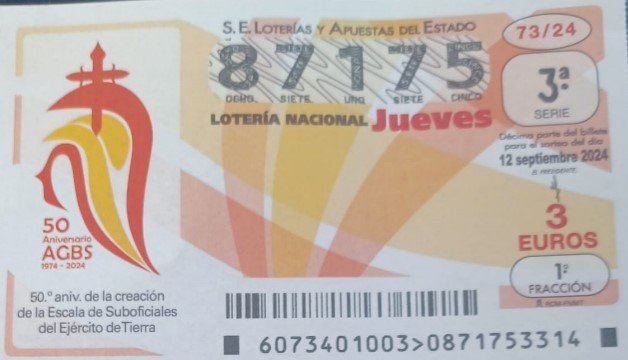 Lotería AGBS 50 Aniv.